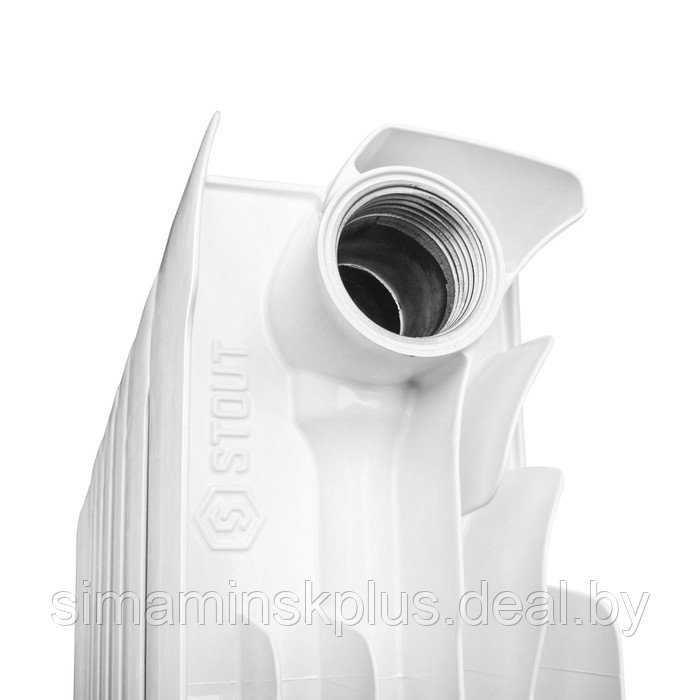 Радиатор биметаллический STOUT Space 500, 500 x 90 мм, 14 секций - фото 5 - id-p211530494