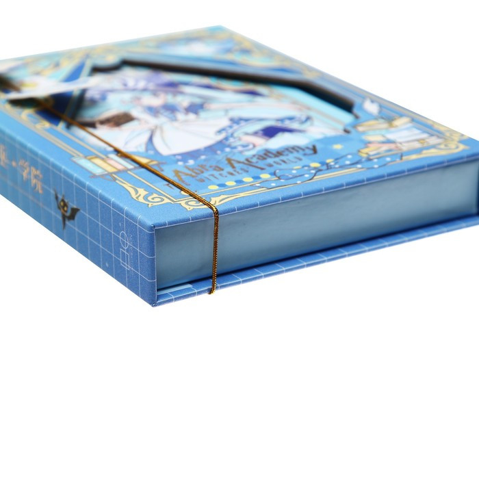Записная книжка в подарочной коробке А6, 96 л, цветной блок, на замке, Аниме МИКС - фото 7 - id-p211528601