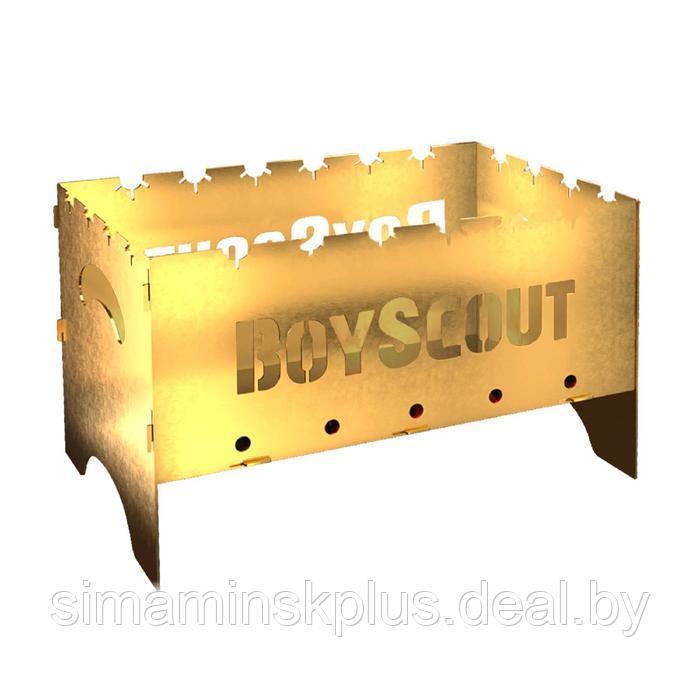 Мангал BOYSCOUT складной GOLD, 500х300х300х1,5 мм, с сумкой - фото 1 - id-p211527512