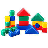Набор цветных кубиков «Синий Трактор», 60 элементов, 4 × 4 см, фото 2