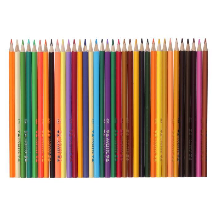 Карандаши 72 цвета, deVENTE Trio Mega Soft , трёхгранный корпус, супер мягкие, 4M, грифель 3 мм - фото 4 - id-p211528635