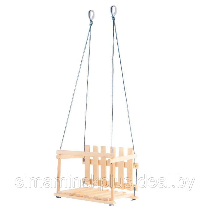 Качели детские «Садовые», сиденье: 45 × 35 см, высота спинки: 27 см