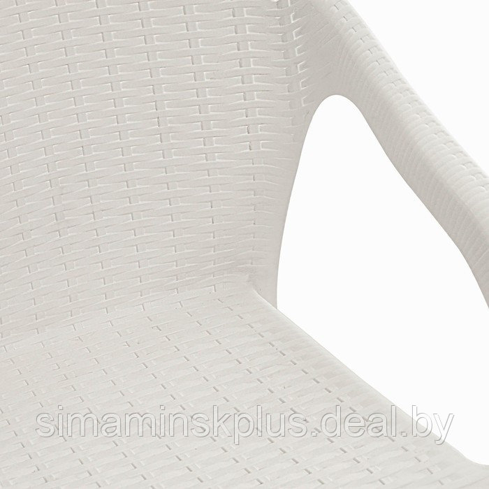 Набор садовой мебели "Милан" 3 предметов: 2 кресла, стол, белый - фото 6 - id-p211527576