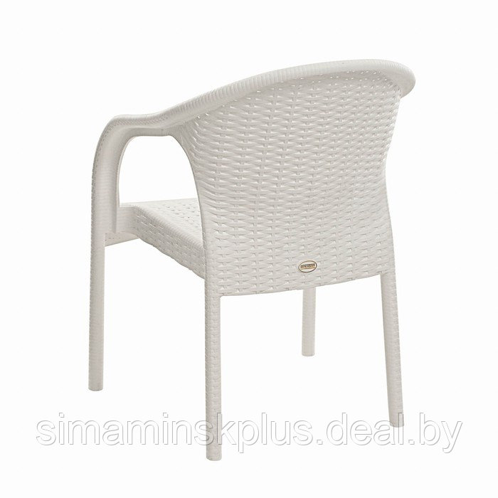 Набор садовой мебели "Милан" 3 предметов: 2 кресла, стол, белый - фото 7 - id-p211527576