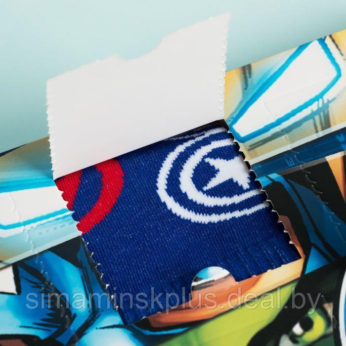 Подарочный набор носков адвент, 6 пар "Superhero" , Мстители, 14-16 см - фото 2 - id-p211532665