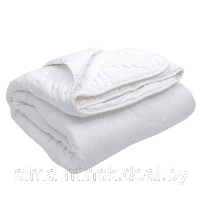 Одеяло стандартное 172х205 см, иск. лебяжий пух, ткань глосс-сатин, п/э 100% - фото 1 - id-p211528797