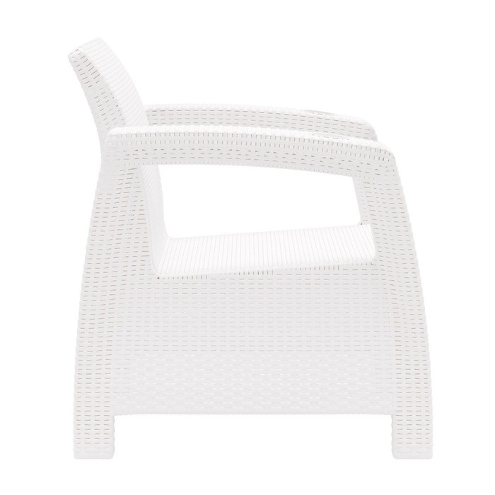 Кресло "Ротанг" 73х70х79 см, цвет белый - фото 4 - id-p211536561