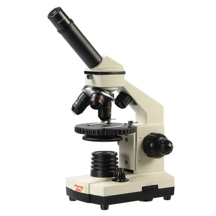 Микроскоп школьный Эврика 40х-1280х в текстильном кейсе - фото 1 - id-p211528932