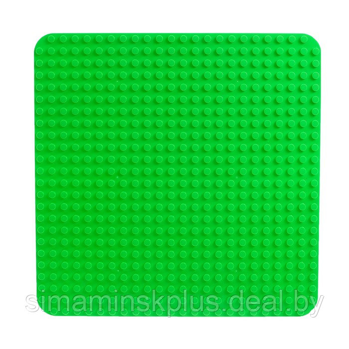 Пластина-основание для конструктора, 38,4*38,4 см, цвет зелёный - фото 2 - id-p211538862
