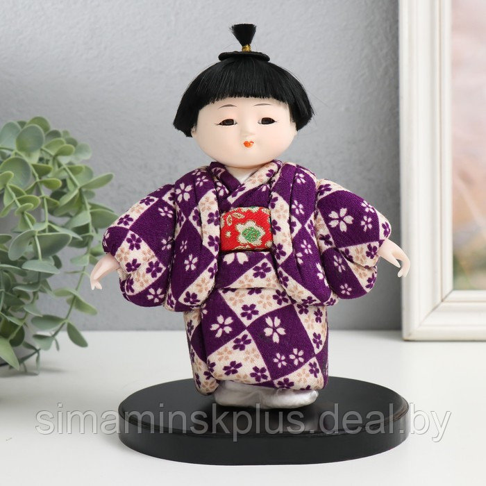 Кукла коллекционная "Маленькая девочка в красочном кимоно" МИКС 12,5х15х21 см - фото 2 - id-p211532228