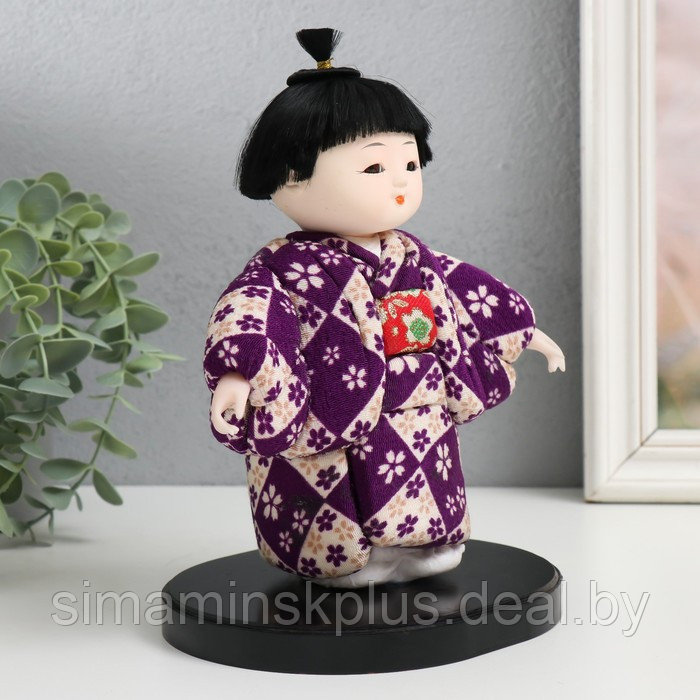 Кукла коллекционная "Маленькая девочка в красочном кимоно" МИКС 12,5х15х21 см - фото 3 - id-p211532228