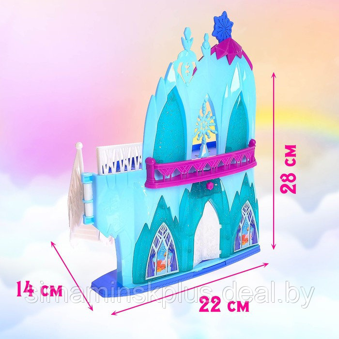 Замок для кукол «Принцессы», свет, звук, с принцессой и аксессуарами - фото 2 - id-p211537843