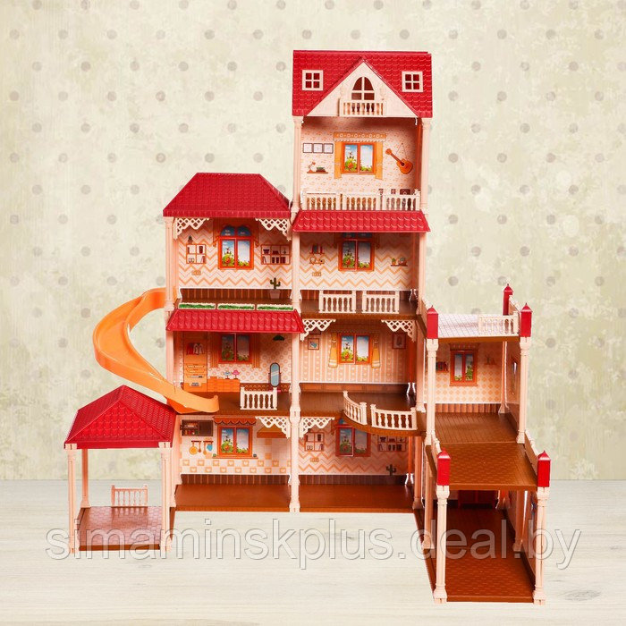 Дом для кукол «Мой милый дом», с куклами 2 шт., 388 деталей, с аксессуарами - фото 9 - id-p211537892