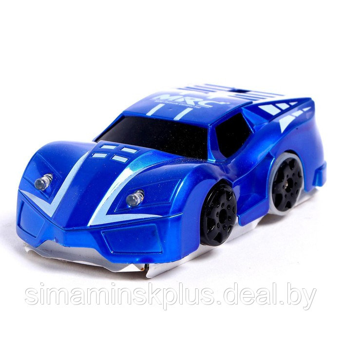 Антигравитационная машинка Racer, управление жестами, ездит по стенам, цвет синий - фото 3 - id-p211540123