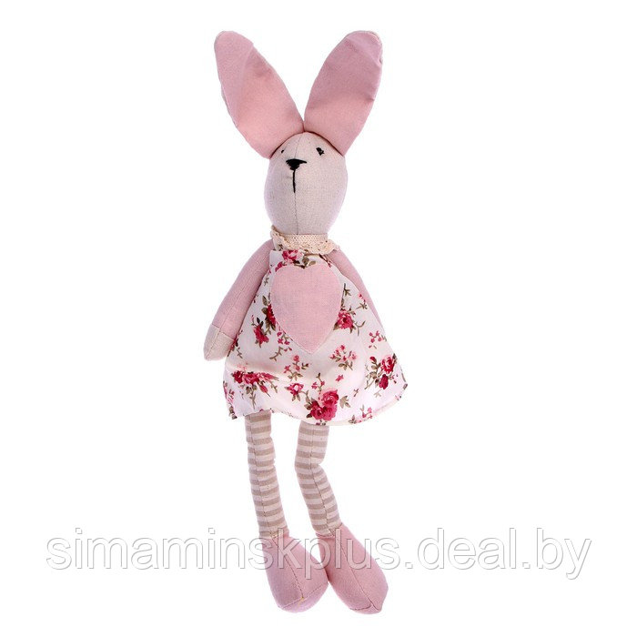 Мягкая игрушка «Кролик», цвет розовый, виды МИКС - фото 1 - id-p211541291