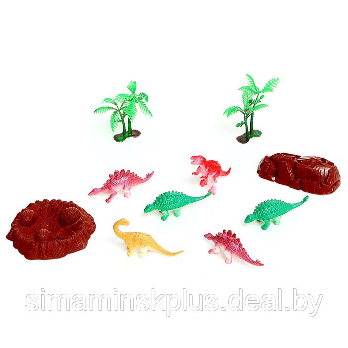 Игровой набор DINO, в комплекте 2 грузовика и динозавры - фото 2 - id-p211539545