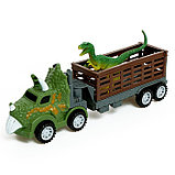 Игровой набор DINO, в комплекте 2 грузовика и динозавры, фото 9