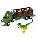 Игровой набор DINO, в комплекте 2 грузовика и динозавры, фото 10