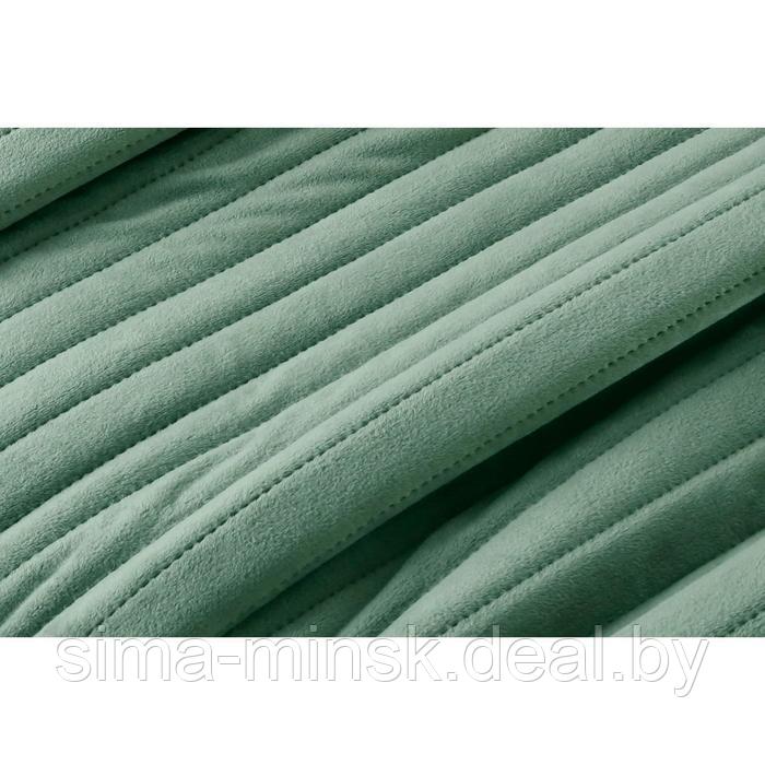 Плед «Либерти», размер 160х220 см, цвет зелёный - фото 2 - id-p211530169