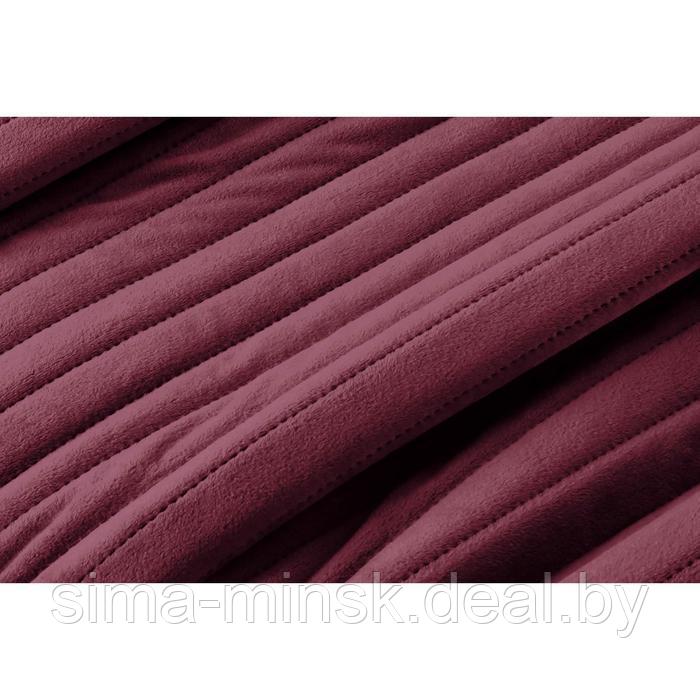 Плед «Либерти», размер 160х220 см, цвет бордовый - фото 2 - id-p211530172