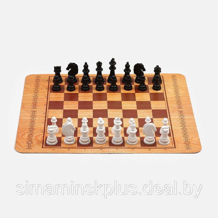 Настольная игра 3 в 1: шахматы, шашки классические, шашки стоклеточные - фото 2 - id-p211542635
