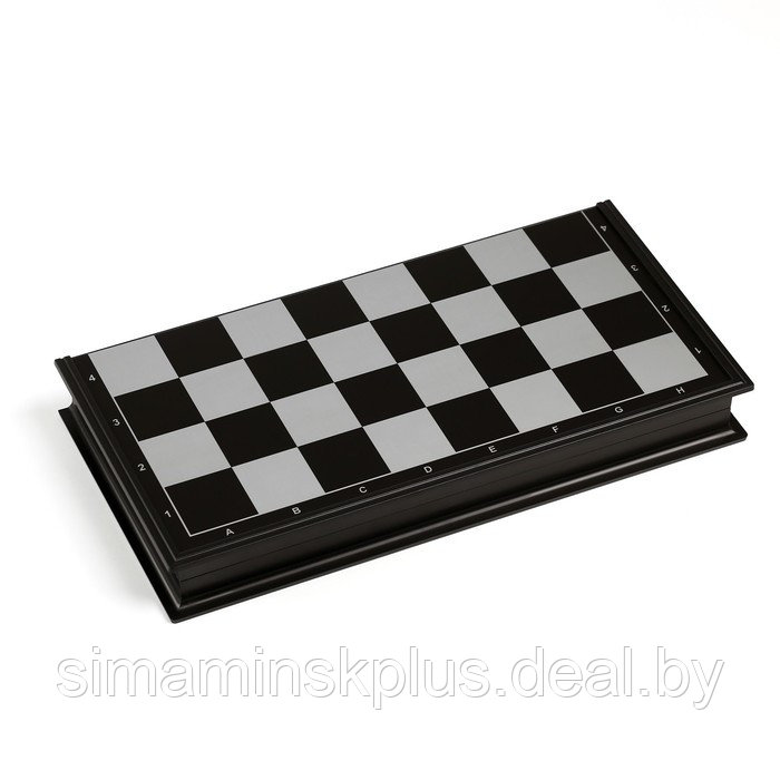 Настольная игра 3 в 1 "Классика": шахматы, шашки, нарды, магнитная доска 32 х 32 см - фото 4 - id-p211542641