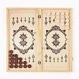Настольная игра 3 в 1: нарды, шашки, шахматы, 40 х 40 см, фото 2