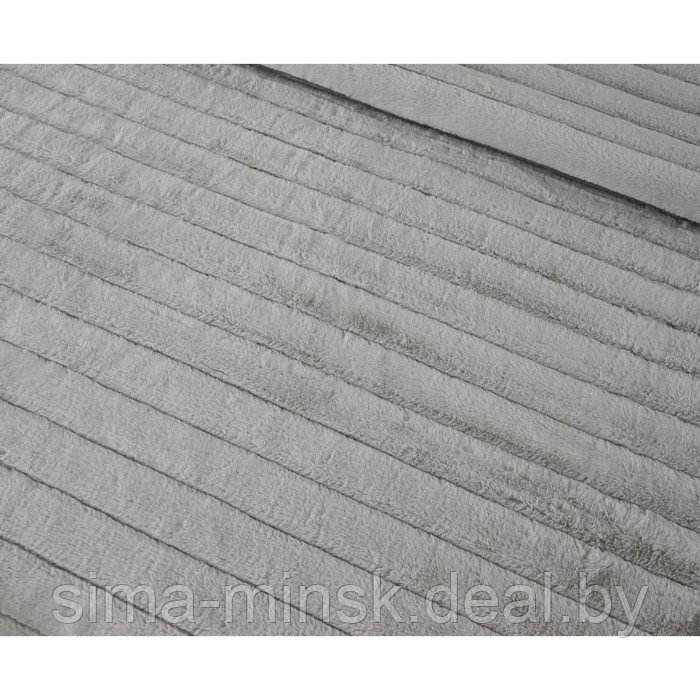Плед «Анабель», размер 160х220 см, цвет серый - фото 6 - id-p211530211