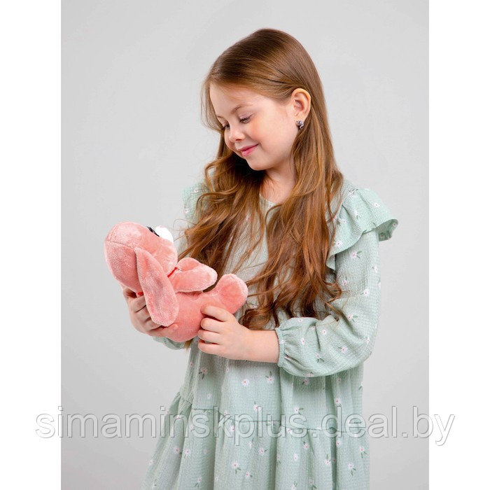 Мягкая игрушка «Зайка Ла-Пу-Ля», цвет розовый, 20 см - фото 5 - id-p211541374