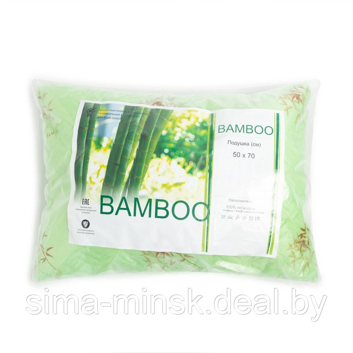 Подушка Бамбук ультрастеп, размер 50х70 см, полиэстер 100% - фото 4 - id-p211530240