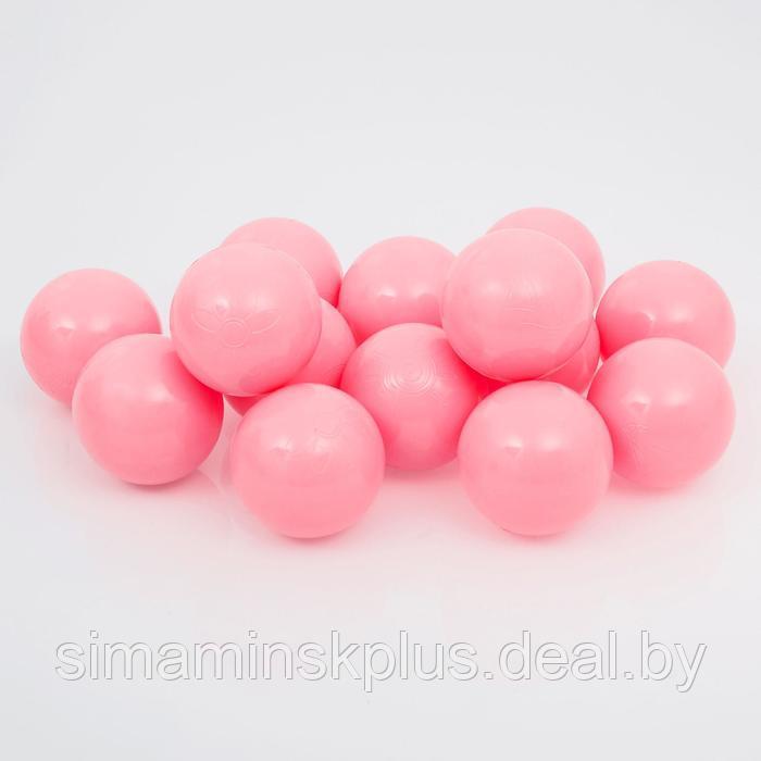 Набор шаров для сухого бассейна 500 шт, цвет: розовый - фото 1 - id-p211540764