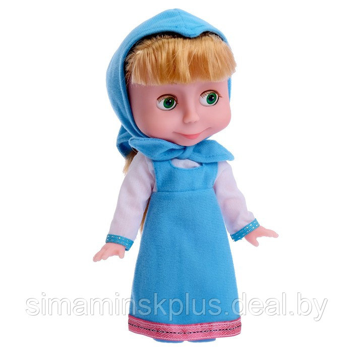 Кукла «Маша» озвученная, 25 см, 3 стиха и песенка, в голубом платье - фото 2 - id-p211538042