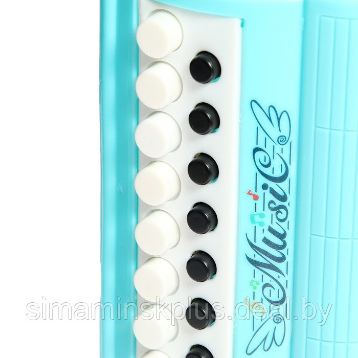Музыкальная игрушка аккордеон «Музыкальный взрыв», 13 клавиш, работает от батареек, цвета МИКС - фото 5 - id-p211540796