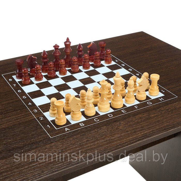 Шахматный стол турнирный "G", 74 х 100 х 70 см, венге - фото 4 - id-p211542714