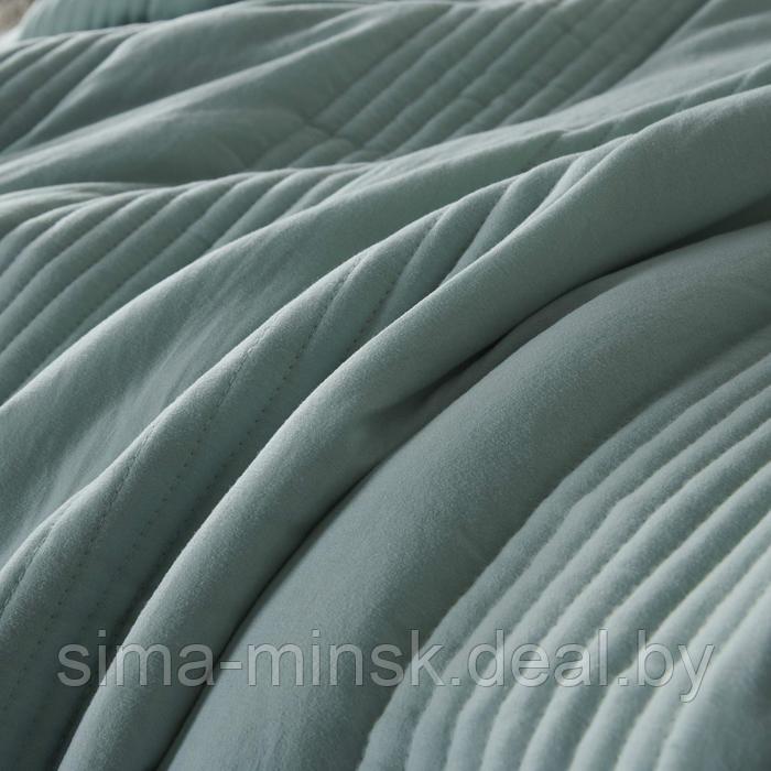 Комплект с покрывалом «Саломея», размер 230х250 см, 50х70 см - 2 шт, цвет зелёный - фото 3 - id-p211531257