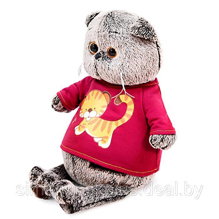 Мягкая игрушка «Басик» в футболке с принтом «Тигрёнок», 22 см - фото 2 - id-p211542171