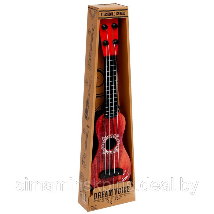 Игрушка музыкальная «Гитара», 4 струны, цвета МИКС - фото 8 - id-p211540830