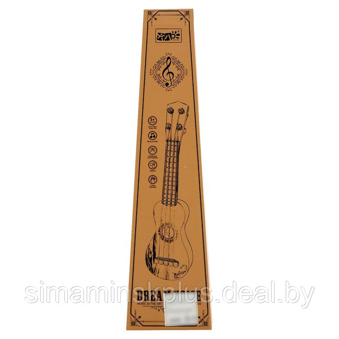 Игрушка музыкальная «Гитара», 4 струны, цвета МИКС - фото 9 - id-p211540830