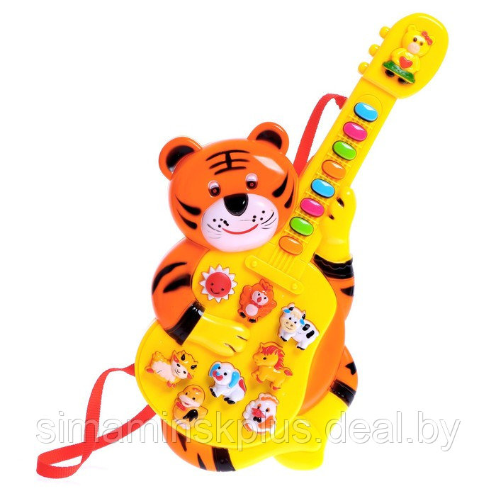 Музыкальная игрушка гитара «Тигрёнок», звуковые эффекты - фото 2 - id-p211538625