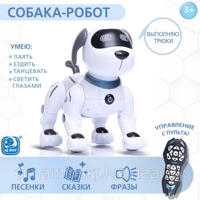 Робот-собака «Дружок-трюкач», звуковые эффекты, управление с пульта - фото 1 - id-p211539158