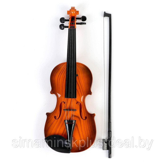 Игрушка музыкальная «Скрипка. Маэстро», звуковые эффекты, цвет коричневый - фото 4 - id-p211540839