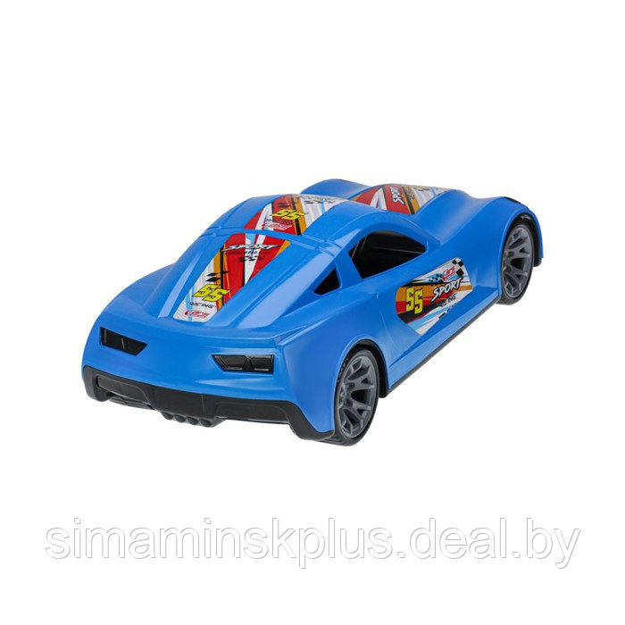 Машинка Turbo V-MAX, 40 см, цвет голубой - фото 2 - id-p211539720