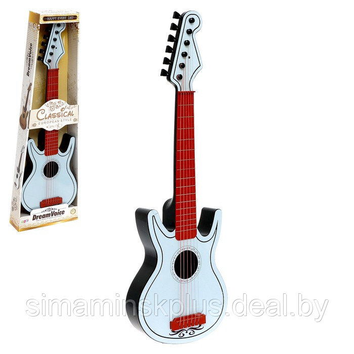 Игрушка музыкальная «Гитара», 6 струн, цвета МИКС - фото 1 - id-p211540849