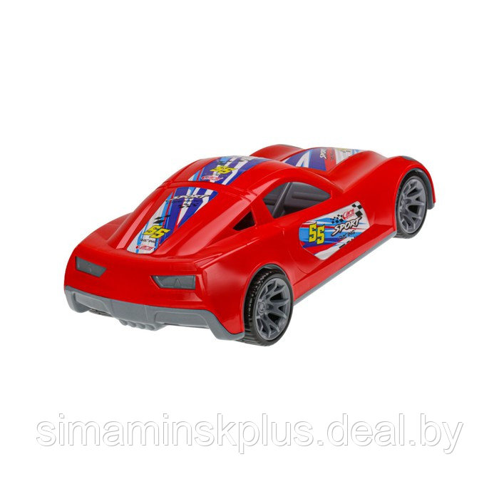 Машинка Turbo V-MAX, 40 см, цвет красный - фото 2 - id-p211539721