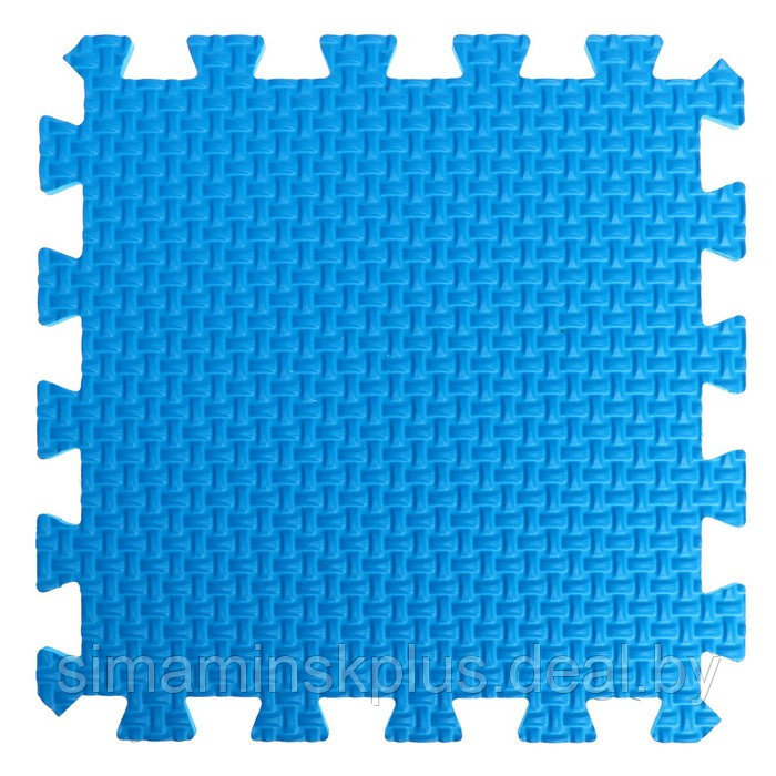 Мягкий пол универсальный, 33×33 см, цвет синий - фото 3 - id-p211538715