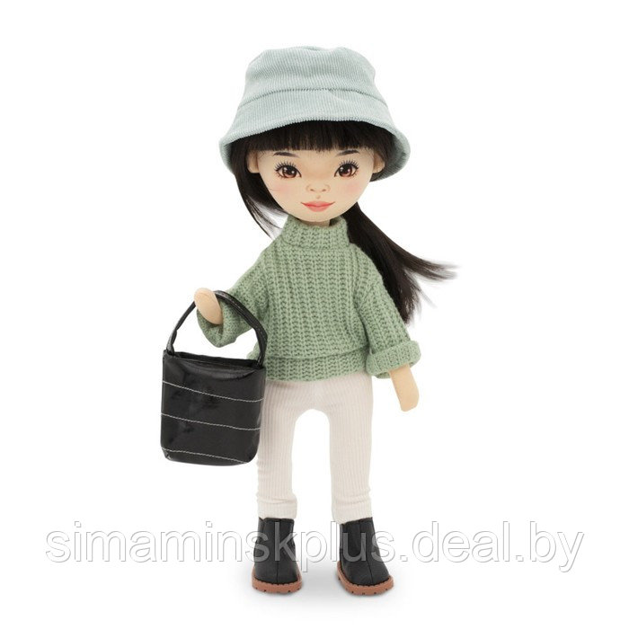 Мягкая кукла Lilu «В зеленом свитере», 32 см, серия: Весна - фото 3 - id-p211538192