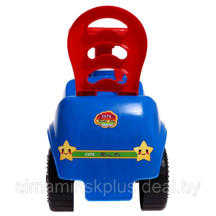 Машина-каталка Cool Riders «Сафари», с клаксоном, цвет синий - фото 4 - id-p211538742