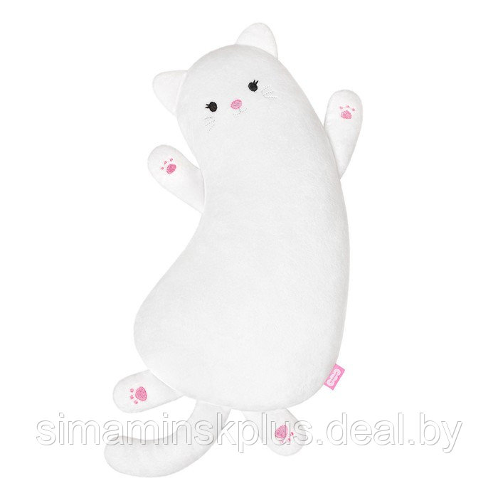 Мягкая игрушка-подушка «Кошечка Молли», 49 см, цвет белый