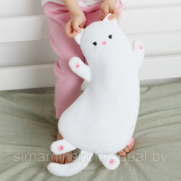 Мягкая игрушка-подушка «Кошечка Молли», 49 см, цвет белый - фото 4 - id-p211540934
