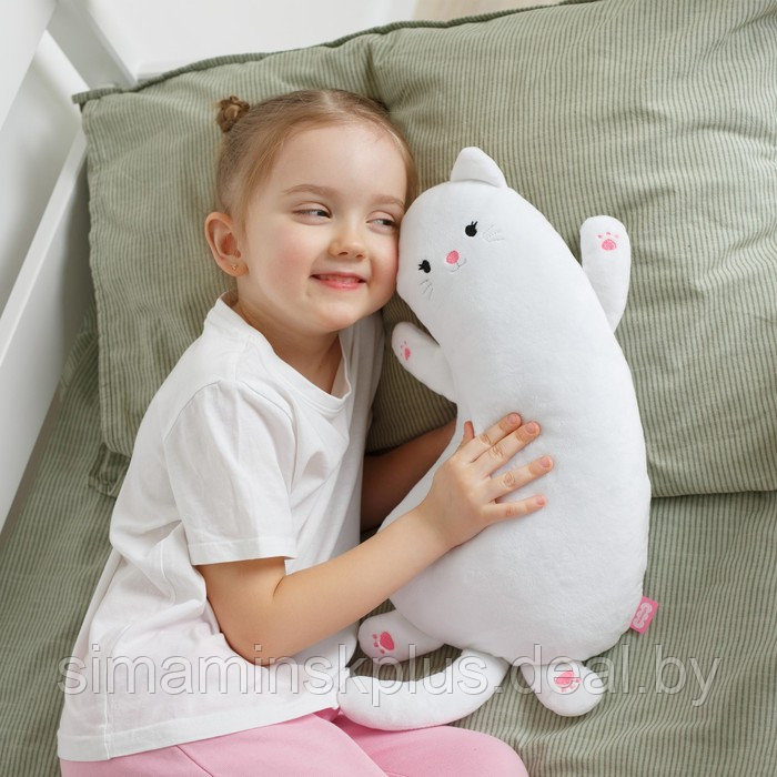 Мягкая игрушка-подушка «Кошечка Молли», 49 см, цвет белый - фото 5 - id-p211540934